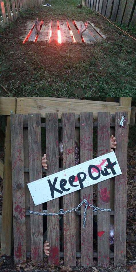 Cheap And Creative Halloween Decor From Reclaimed Wood