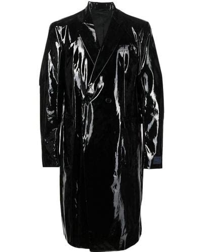 Black Raf Simons Coats For Men Lyst