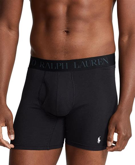 Polo Ralph Lauren Mens 4 D Flex Modal Boxer Briefs 3 Pack Macys