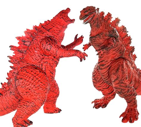 TwCare Godzilla Fire Shin Figure Set King Of Monsters Toys Movable