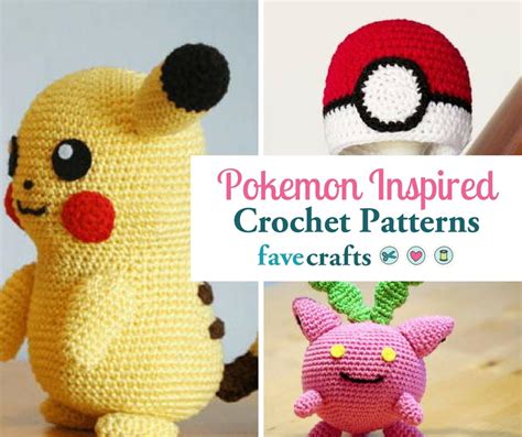 17 Pokemon Crochet Patterns You'll Adore | FaveCrafts.com