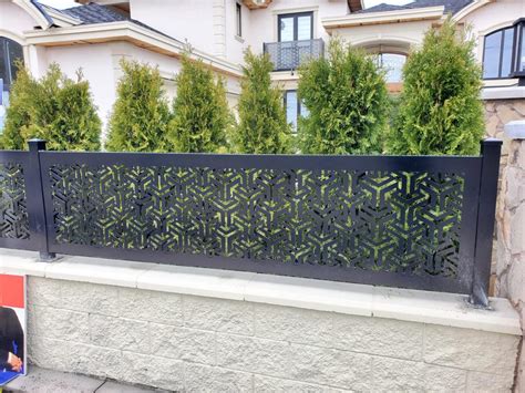 Custom Metal Cut Steel Fences In Surrey Laser Cut Screens