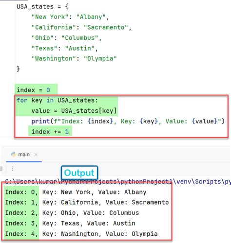 How To Iterate Through A Dictionary In Python With Index 4 Methods Python Guides