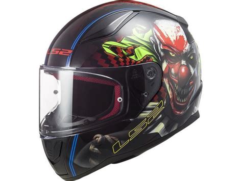 Caschi Integrali LS2 FF353 Rapid Casco Moto Happy Dreams Black Red