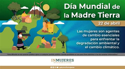 Inmujeres México on Twitter Hoy en el DíaMundialDeLaMadreTierra