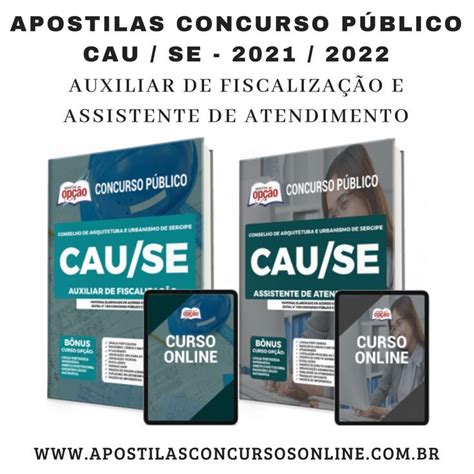 Apostilas Preparatórias Concurso Conselho De Arquitetura E Urbanismo Do