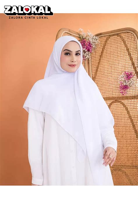 Jual Zm Year End Sale Zm Zaskia Mecca Hijab Syari Bellsa White