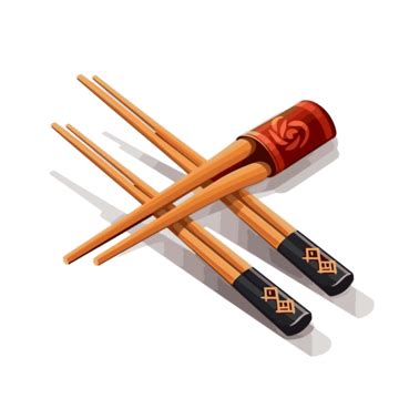 Chopsticks Clipart An Illustration Of Shoryu Chopsticks Made Of