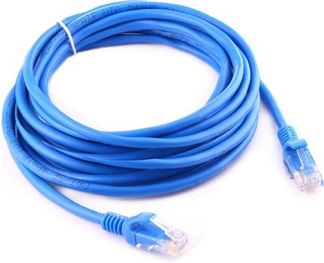 By Qubix Internetkabel 10 Meter Blauw Cat5e Ethernet Kabel Rj45 Utp Kabel Met