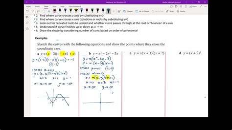 Pure 1 Ch4 Polynomial Graph Sketching Youtube