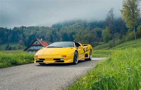 Wallpaper Lamborghini, Diablo, 1998, front view, Lamborghini Diablo SV ...