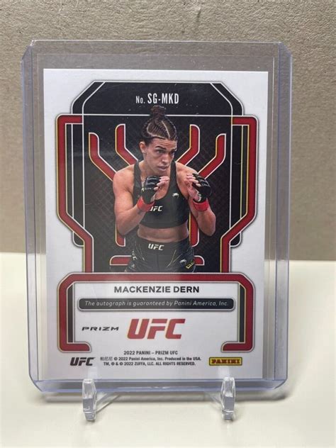 2022 UFC Panini Prizm Mackenzie Dern Autograph Silver EBay