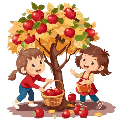 Apple Picking Clipart Basket With Apples Clipart, Harvest, Apple