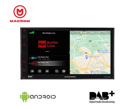 Monitor Multimediale Android MacromM AN700DAB ML Diffusione