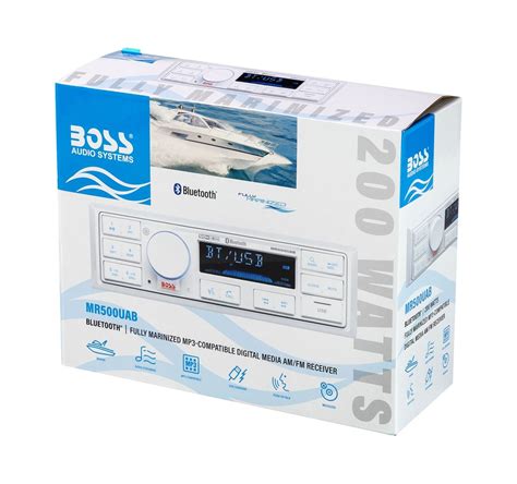 Морская магнитола 1DIN BOSS MR500UAB Код товара: MR500UAB | Купить в ...