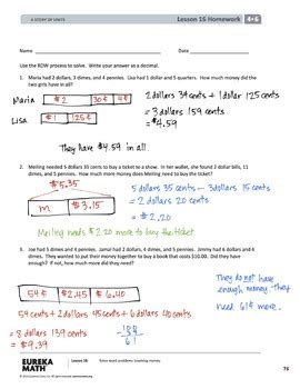 EngageNY Eureka Math Grade 4 Module 6 Answer Key By MathVillage