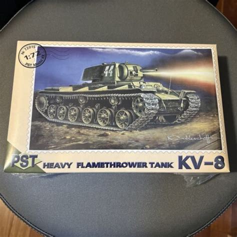 Nib Pst Model Kit Heavy Flamethrower Tank Kv Ebay