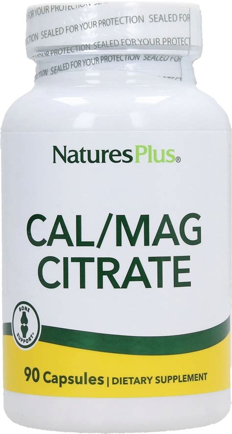 Cal Mag Citrate Kapsule Veg Kaps Nature S Plus Vitalabo