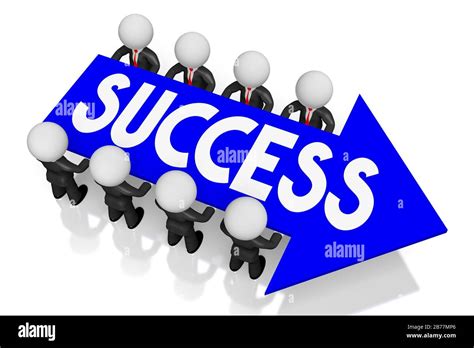 3d Businessmen Success Concept Stock Photo Alamy