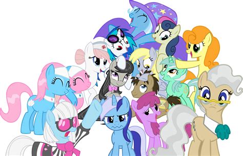 mane background ponies   gengy  deviantart