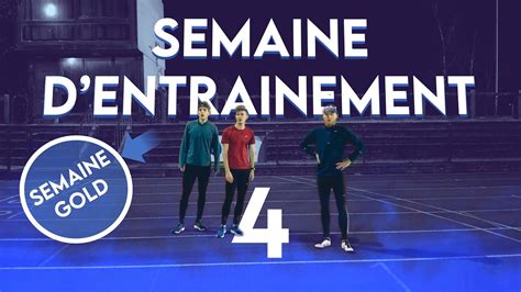 SEMAINE GOLD Ma QUATRIÈME semaine d entrainement de SPRINTER Saison