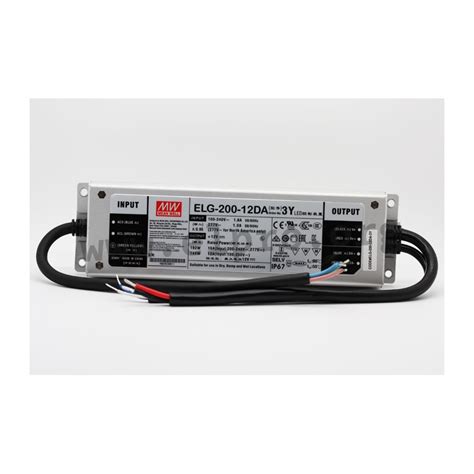 ELG 200 48DA 3Y Mean Well LED Drivers 200W Elpro Elektronik