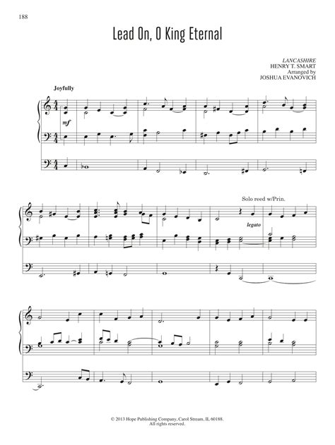 Lead On O King Eternal Sheet Music Direct