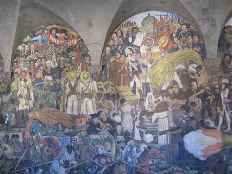 Diego Rivera mural, History of Mexico