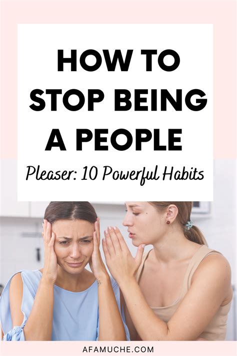 How To Stop Being A People Pleaser And Take Control Of Your Life Afam