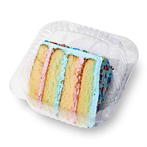 Vanilla Rainbow Sprinkle Cake Slice Publix Super Markets