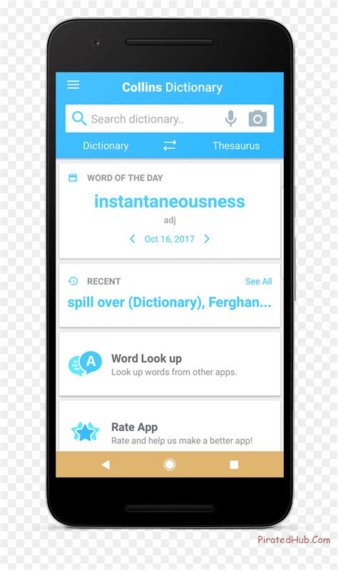 Collins English Dictionary And Thesaurus V10 - Smartphone, HD Png ... 