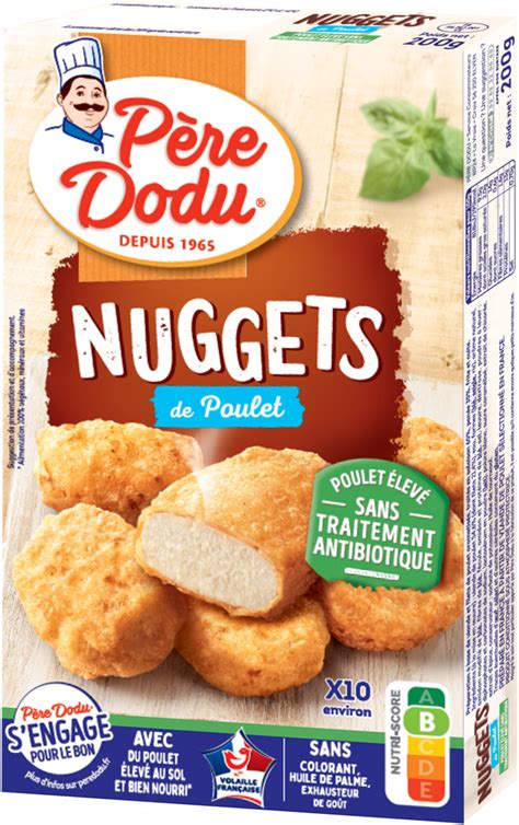 Les Nuggets De Poulet Lev Sans Traitement Antibiotique P Re Dodu