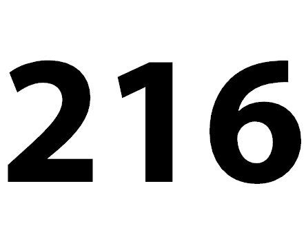 Zahl 216