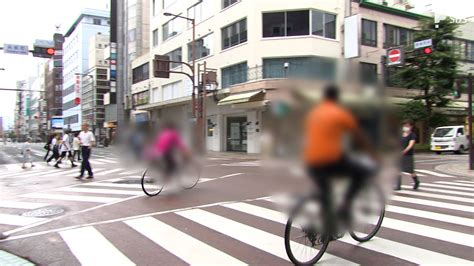 スクランブル交差点での自転車 歩行者と車用どちらの信号に従うのが正解警察に聞いてみると Tbs News Dig