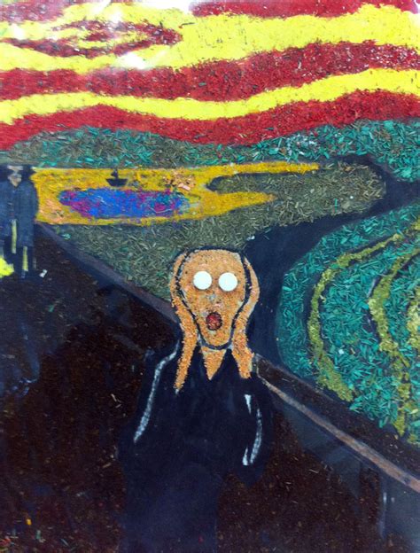 Obra O Grito Releitura - Arte no Clemente: Releitura da obra "O Grito" Edvard MUNCH - Expressionismo