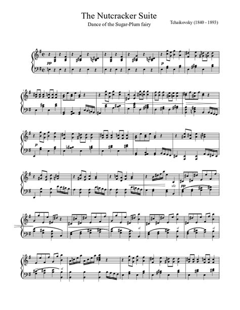 The Nutcracker Suite Sheet Music Download Free In Pdf Or Midi