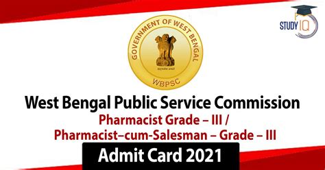 Wbpsc Pharmacist Grade Interview Admit Card Latest Job