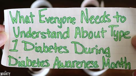 What Everyone Needs To Understand About Type 1 Diabetes During Diabetes