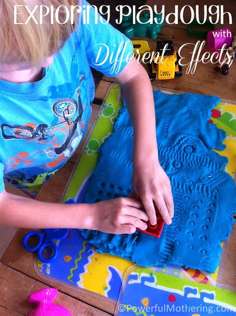 Exploring Play Dough With Different Effects Preschool Activities