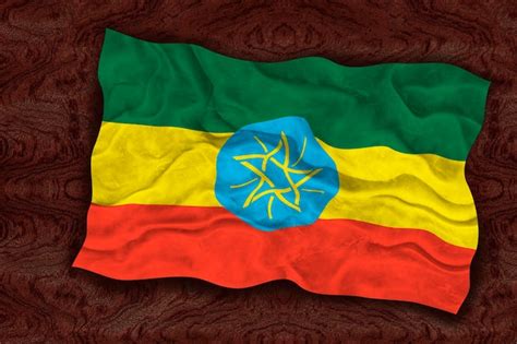 Premium Photo National Flag Of Ethiopia Background With Flag Of Ethiopia