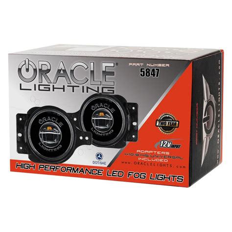 Oracle Lighting 5847 005 Halo Projector LED Fog Lights With Amber