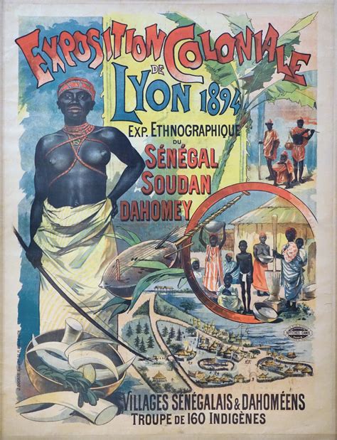 Affiche de l Exposition coloniale de Lyon 1894 Musée d art