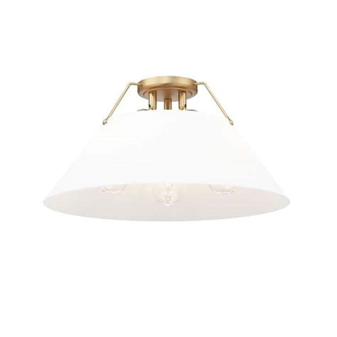 Golden Lighting Orwell In Light Brushed Champagne Bronze And