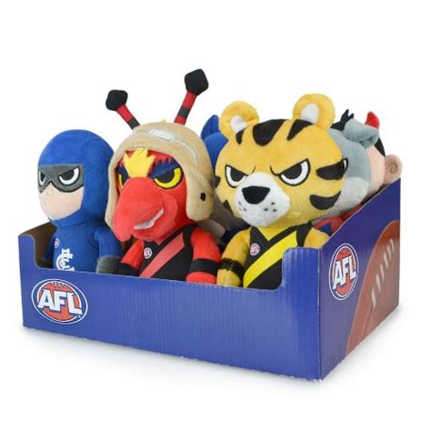 Afl Rascal Mascots Soft Toys Yarrawonga Fun And Games Unique Toys