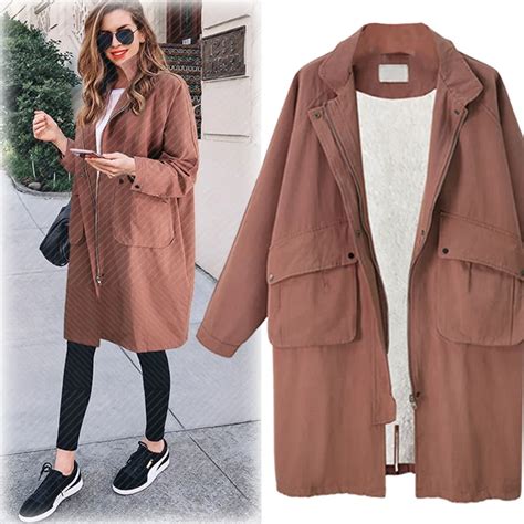 Plus Size Casual Women Woolen Coats 2018 Autumn Winter Fashion