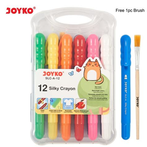 Jual Silky Crayon Joyko Slc A Krayon Halus Warna Shopee Indonesia