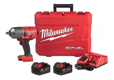 Llave De Impacto Inalambrica Fuel M R Milwaukee Color Rojo