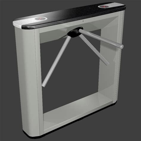 3d Model Perco Turnstile