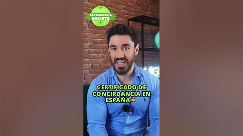 Certificado De Concordancia Tras Obtener La Nacionalidad 🇪🇸