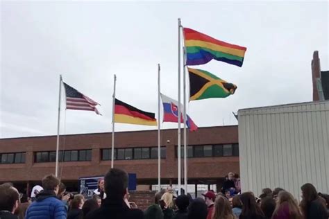 Watch Kennebunk Becomes First School In Maine To Raise Gay Pride Flag